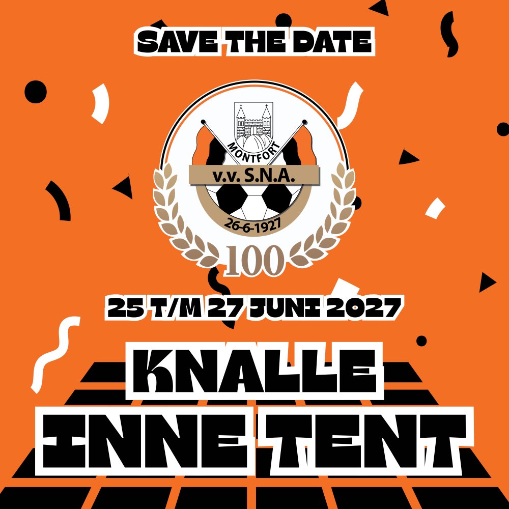 Foto van 100 jaar v.v. S.N.A. - Knalle inne tent